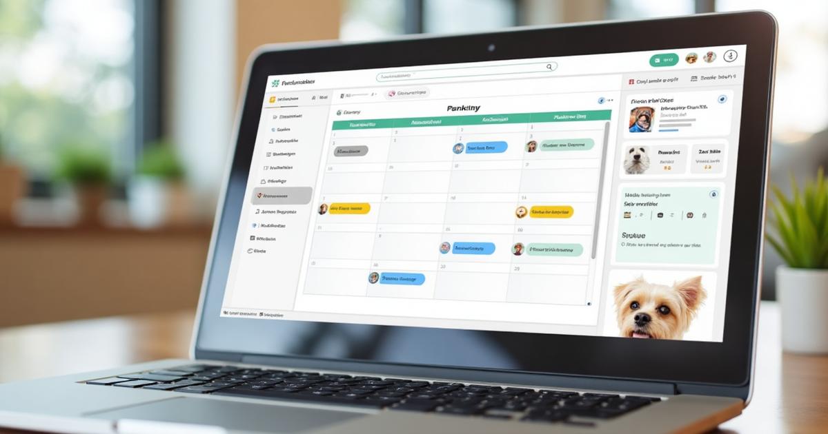 Split screen comparison of Calendly widget and custom booking page